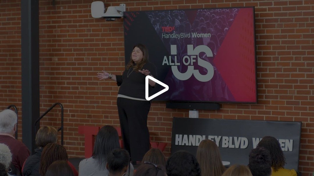 Julia Healey on the TEDx stage